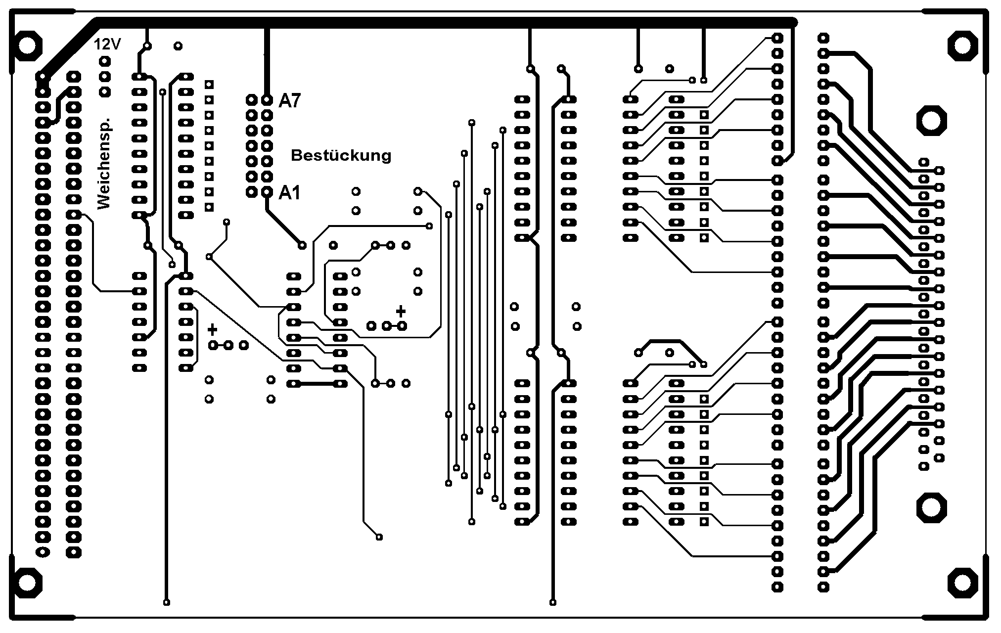 Kupfer oben der Signalkarte