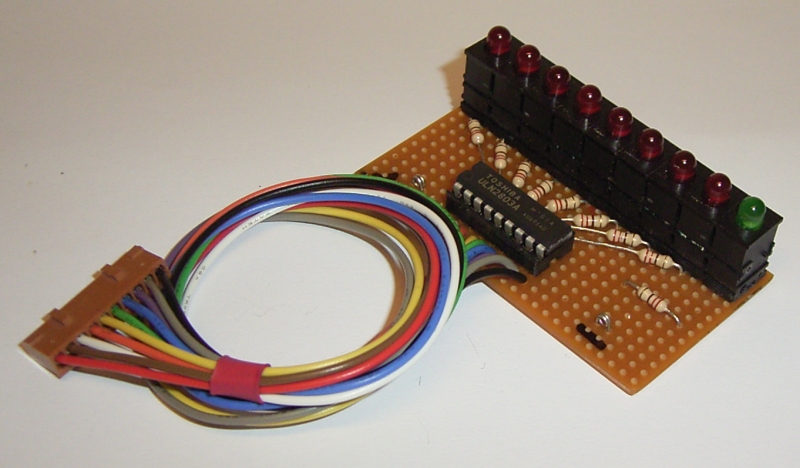 Foto einfacher Testadapter fr das serielle Interface